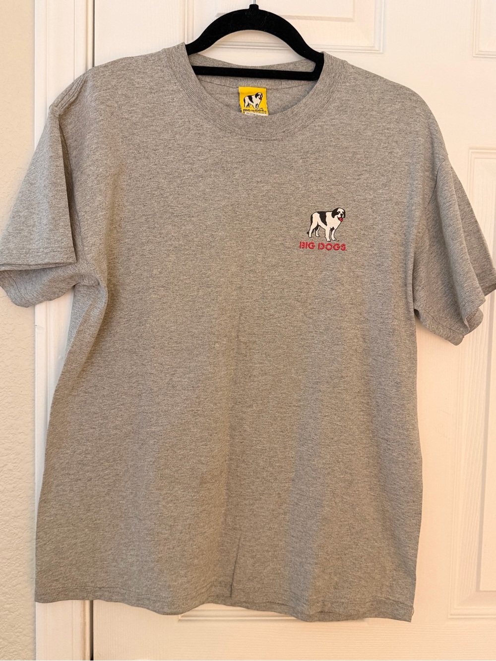 Big Dogs Gray T-Shirt with Small Dog Chest Logo